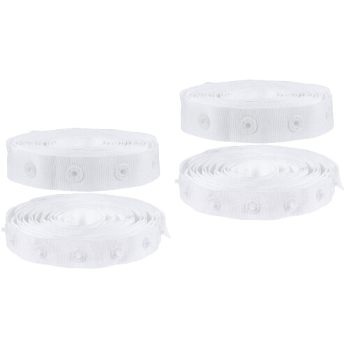 2Pièces Ceinture Boutons Pression Blanche Pratique Pour Couture
