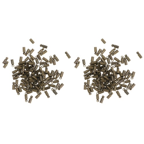 200Pièces Bouts De Pompon En Cuivre Durable Pour Colliers Bracelets