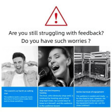 Professional Mic Anti-Howling Feedback Suppressor, Lossless Intelligent Audio Processor
