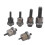 18Pcs Hand Rivet Nut  Nuts Simple Installation Manual Riveter Rivnut Tool Accessory for Nuts M3 M4 M5 M6 M8 M10 3