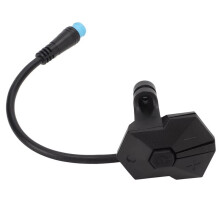 Contrôleur à Bouton-Poussoir à 4 Broches pour Panneau D'Affichage Moteur Central pour Bafang P850C (Contrôleur de Bouton pour Moteur de Vélo)