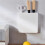 Wall-Mounted Storage Rack Dustproof Plastic Cabinet Door No-Drilling Required Small Organizer 6