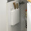 Wall-Mounted Storage Rack Dustproof Plastic Cabinet Door No-Drilling Required Small Organizer 4