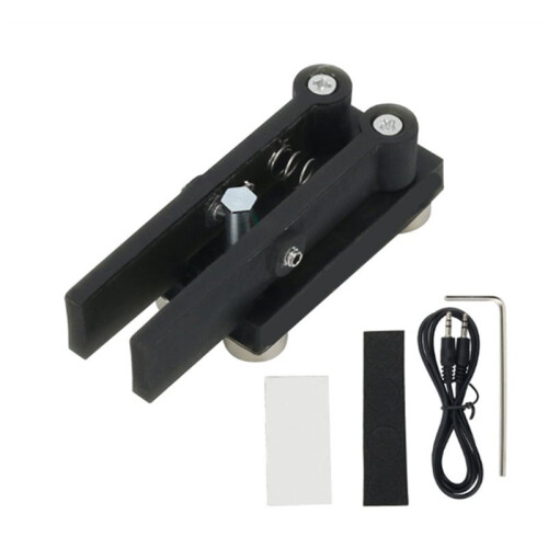 Double Paddle Telegraph Key with 3.5mm Interface Cable Automatic Morse Magnetic Base for Toll Exchange Equipment