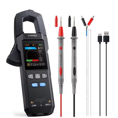 DMC-100 Digital Clamp Meter, 600A AC/ Current, 10000 Counts True RMS Multimeter with NCV,and Capacitance Test