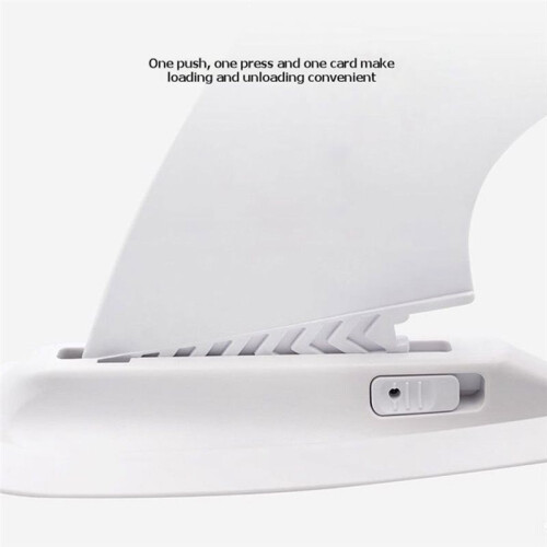 Inflatable Paddle Board Fin Single Center Fin Detachable Surfboard Tail Fin Quick Release Longboard Fin 2