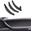 For  X5 E70 X6 E71 E72 LHD Inner Door Handle & Inside Panel Window  Cover Frame 51416975777 , 51416969401 2