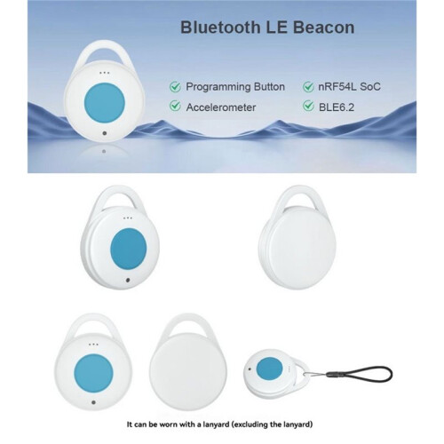 NRF54L Series  Beacon Tag with Accelerometer Sensor Low Power Module Indoor Positioning Eddystone Ibeacon