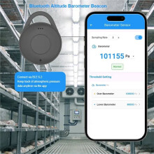 BLE 6.2 Wireless Beacon NRF54L Series Beacon with Barometer Asset Track Location IBeacon Eddystone IoT Device