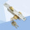5586 Door Hook Lock Sliding Door Lock Replacement Security Lock with Keys for Kitchen Balcony Accessories 4