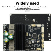 Scheda Amplificatore di Potenza  A Doppio Canale 2x100W, Alimentazione  9-30V, Supporta La Modifica Personalizzata di Alcune Funzioni di