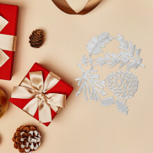 1Set Kerstden Snijmal Carbonstaal DIY Scrapbook Fotoalbum Decoratie