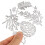 1Set Carbon Dennenappel Snijmal DIY Craft Stencils 7