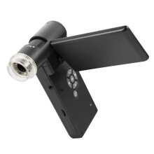 Microscopio Digitale da 4 Pollici con Polarizzatore, Lente D'Ingrandimento Pieghevole 10x-300x, Strumento di Ispezione Elettronico Portatile, Spina