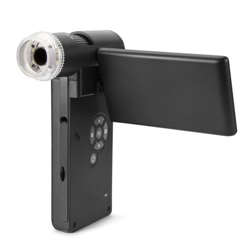 4Inch Digital Microscope with Polarizer 10x-300x Foldable Magnifier Camera Portable Electronic Inspection Tool EU PLUG 2