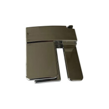 Adjustment Buckle Removable Lazy Tighten the Waistband Pants Waist Buckle Clip Folding Elastic Belt Clip Silver