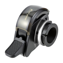WEST BIKING Whale Concealed Bicycle Bell Aluminum Alloy Bike Horn Crisp Loud Sound 22.2-31.8mm Handlebar Bell for Safety Warning