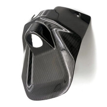 Carbon Fiber Motorcycle Fuel Tank Key Cover Ignition Tube Fairing Cover for   660 RS660 2020-2023