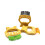 Shell Huisdier Multikleuren Rubber Borstel Kat En Hond 3