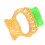 Shell Huisdier Multikleuren Rubber Borstel Kat En Hond 5