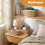 Woven Storage Baskets for Organizing,Rectangular Wicker Nesting Baskets for Shelves, Bathroom, Pantry, Closet, Kitchen 5