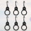 Worgeous 6 Hanger Houder Kettle Zwart 4