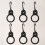 Worgeous 6 Hanger Houder Kettle Zwart 5