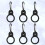 Worgeous 6 Hanger Houder Kettle Zwart 6