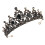 1 Stuks Retro Strass Ingelegde Bruidskroon Hoofdtooi 1