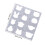 5Sets Wolvilt Vormmal Dier DIY Grijs 2