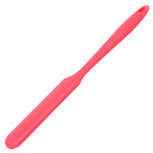 Longhandvat Siliconen Spatula Voor Cake En Rood