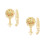 2Ensembles De Vanity Dorés Mini Pliables Pour 1
