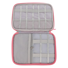 1Pièces De Rangement Étanche Rose Pour Accessoires Digitaux