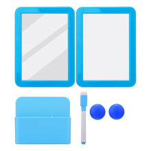 Locker Accessory Kit-Girl Back to School Supplie,Magnetic Whiteboard Mirror Dry Erase Holder and School Supplie,C