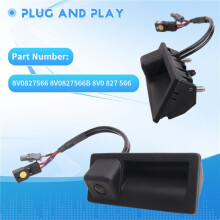 Trunk Door Handle Camera for  A3 S3 A6 4G Rear View Camera with Handle for  A3 S3 A6 4G 8V0827566 8V0827566B