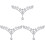 3Pièces Frontlets Cérémonie Argent Éclat Élégant 1