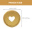 10 boekbinddiscs hartvormig voor school planner 2