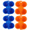 4St ABS Camping Eierenhouder Draagbare Eierenbox Diverse Kleuren 1