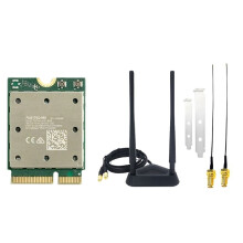 WiFi7 QCNCM865 5.4 Wireless Network Card 5800M Tri Band 2.4G/5G/6Ghz M.2 NGFF Wireless Network Adapter B
