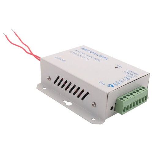 Access Control Power Supply Transformer Door System Adapter AC110-240V Covertor System Machine White DC12V 3A
