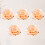 5St Khaki Rozen Broches Haarspeld Bruid Accessoire 3