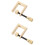 2Pièces Clip De Réparation Violon Pince Réglable Durable 4