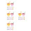 48Pièces Miniatures Glaces Résine Multicolores Décor Maison De 5