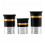 3 PÇS/SET 1,25 Polegadas 62 Graus 4mm 10mm 23mm Telescópio Astronômico Asférico Conjunto de Combinação de Ocular  Angular 1