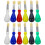 12Pièces Ensemble De Pinceaux Plastique Couleurs Assorties 4