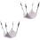 2Pièces Lit Pour Chat Multi Usage, Coussin Suspendu Confortable 2