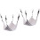 2Pièces Lit Pour Chat Multi Usage, Coussin Suspendu Confortable 3