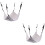 2Pièces Lit Pour Chat Multi Usage, Coussin Suspendu Confortable 5