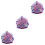 3Pièces Bonnets De Bain Nylon Élastique Confort 5