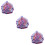 3Pièces Bonnets De Bain Nylon Élastique Confort 9